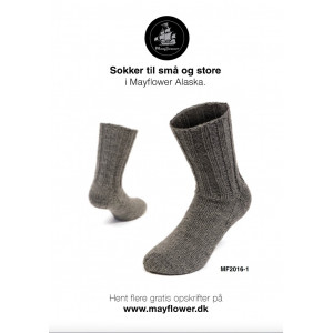 Mayflower Varma Sockor - Sockor Stick-opskrift str. 23/24 - 43/44